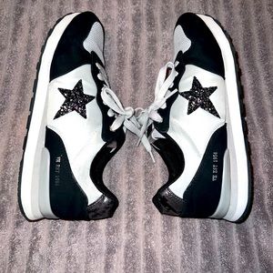 Vintage Havana Sneakers Black Star Alby Size 10